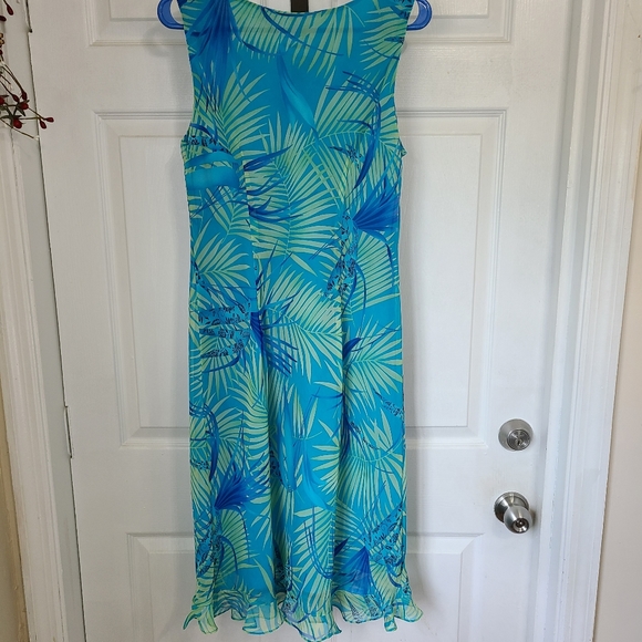 (334) Studio I Woman's Midi length Sleeveless Dress, Size: 12 Color: Blue - Picture 10 of 10